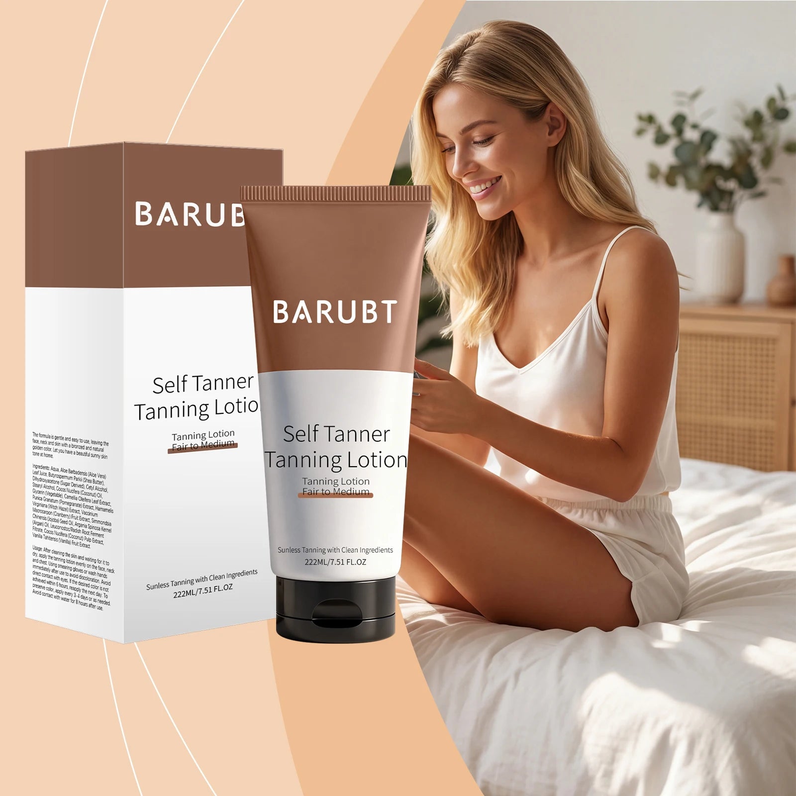 Barubt Self Tanner Tanning Lotion